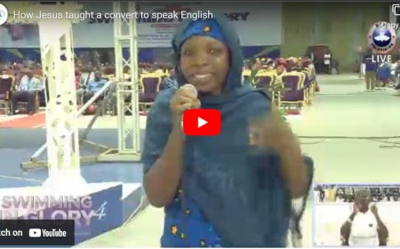 How Jesus taught me to speak English