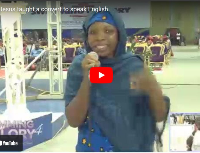 How Jesus taught me to speak English